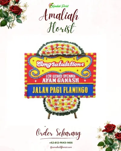 Bunga Papan Congratulation di Paketiban